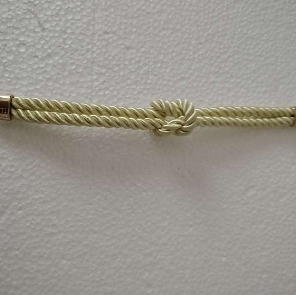 Leo Mazzotti Light Green Rope Knot Bracelet Small Magnetic closure - Picture 6 of 9